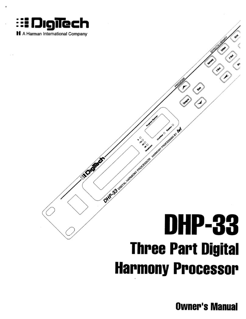 digi-tech DHP-33 User manual