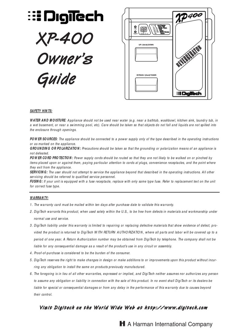 digi-tech XP400 User manual
