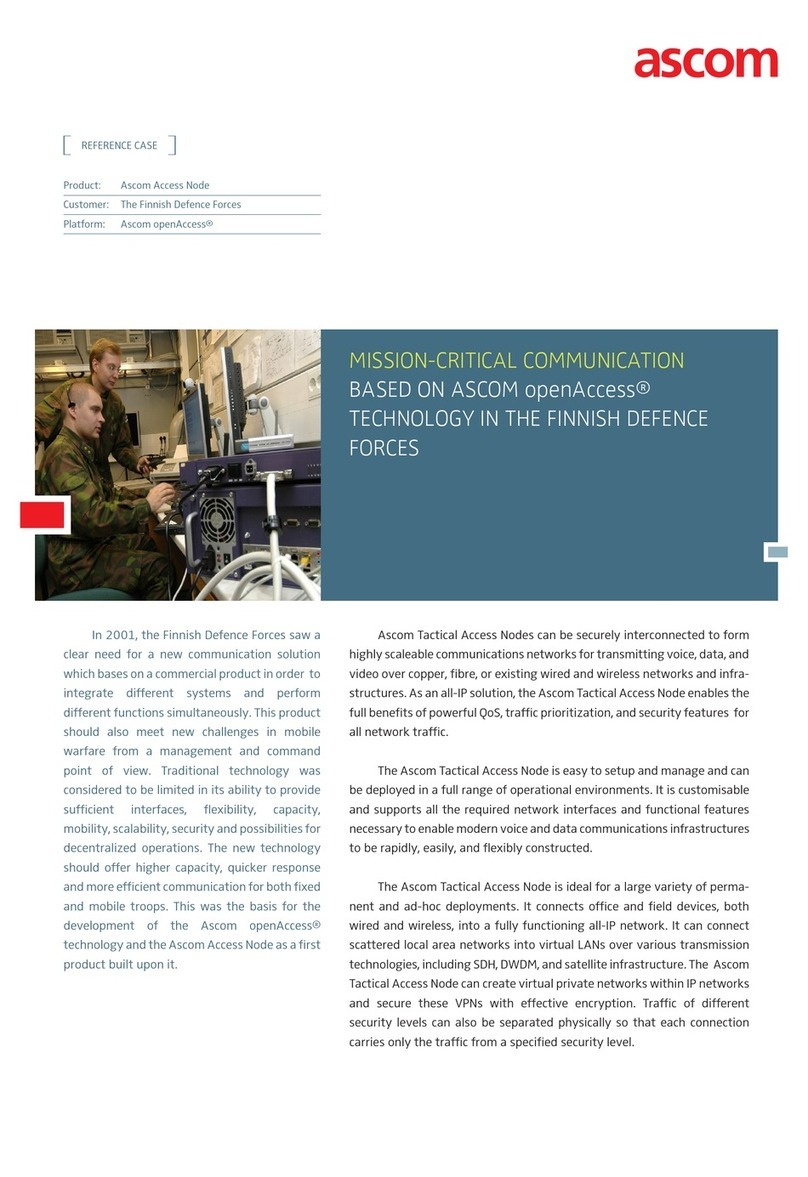 ASCOM ACCESS NODE User manual