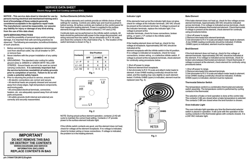 Frigidaire FFEF3000MW User guide