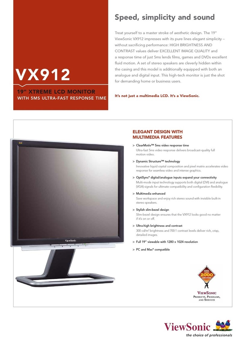 ViewSonic VX912 User manual