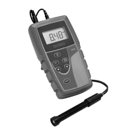EUTECH INSTRUMENTS DO 6PLUS DISSOLVED OXYGEN TEMP User manual