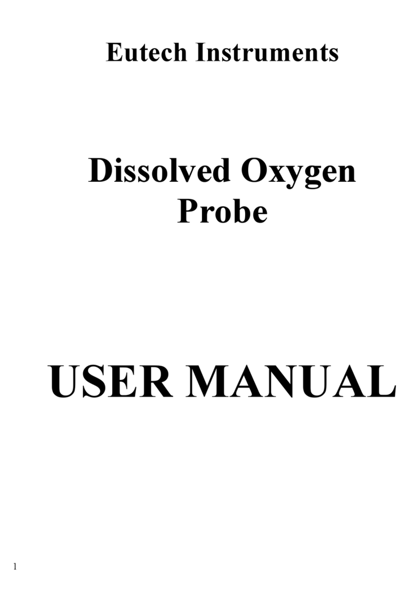 EUTECH INSTRUMENTS DISSOLVED OXYGEN PROBE User manual