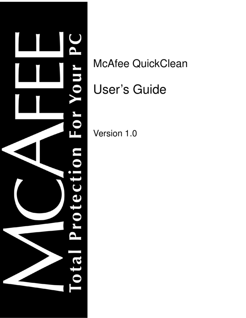 McAfee QUICKCLEAN 1.0 User manual