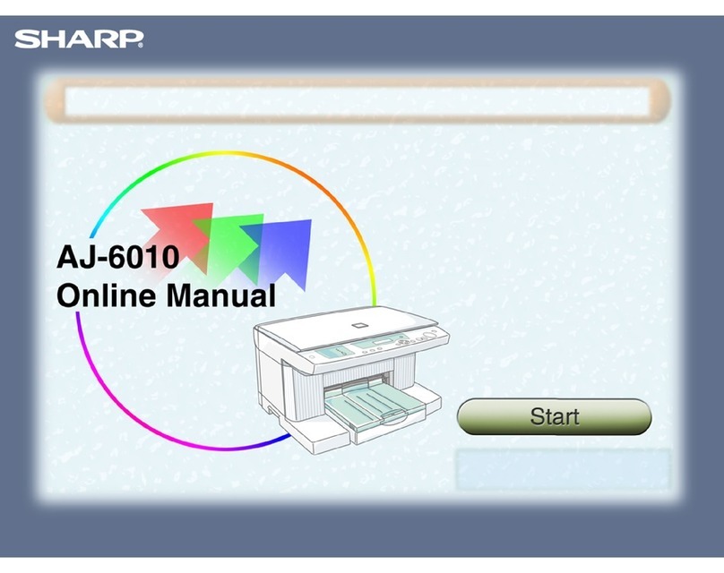 Sharp AJ-6010 Setup guide