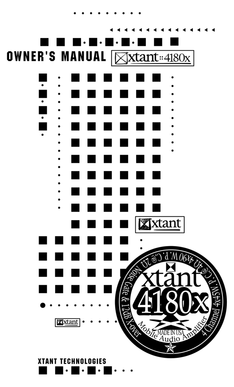 Xtant 4180X User manual