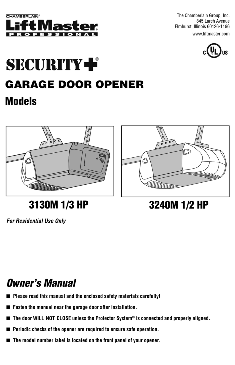 Chamberlain Security+ 3240 User manual