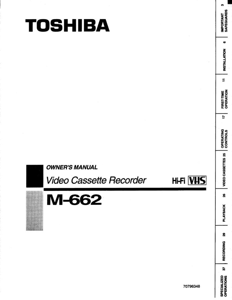 Toshiba M-662 owner's manual