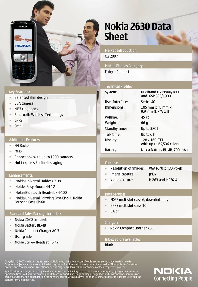 Nokia 002G846 User manual