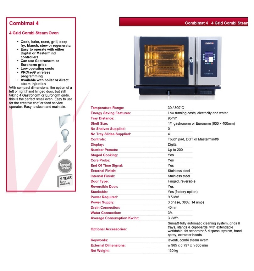 Leventi COMBIMAT 4 User manual