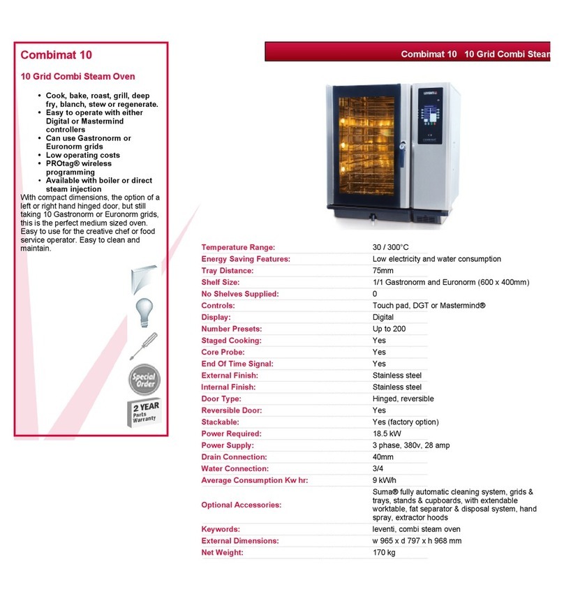 Leventi COMBIMAT 10 User manual