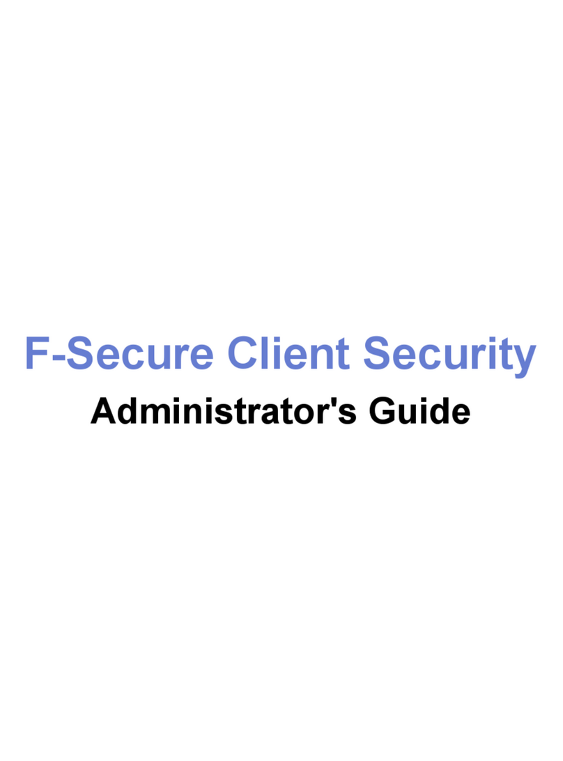 F-SECURE ANTI-VIRUS FOR MICROSOFT EXCHANGE 9.00 Service manual
