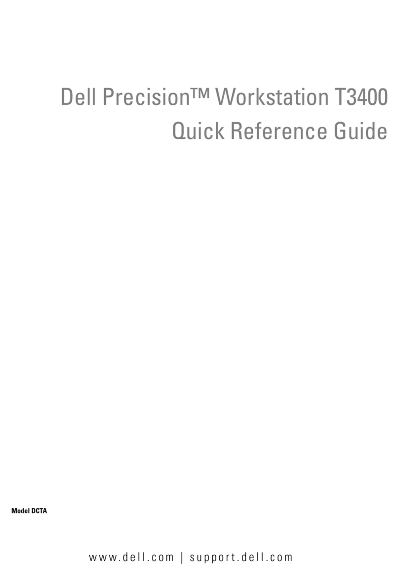 Dell T3400 - Precision - 2 GB RAM User manual
