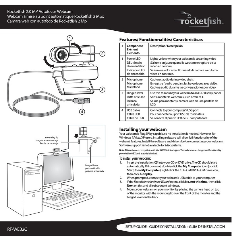 Rocket Fish RF-WEB2C User manual