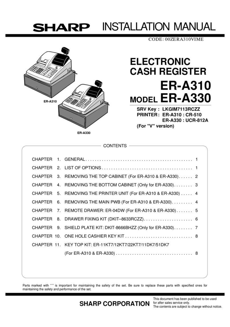 Sharp ER-A330 User manual