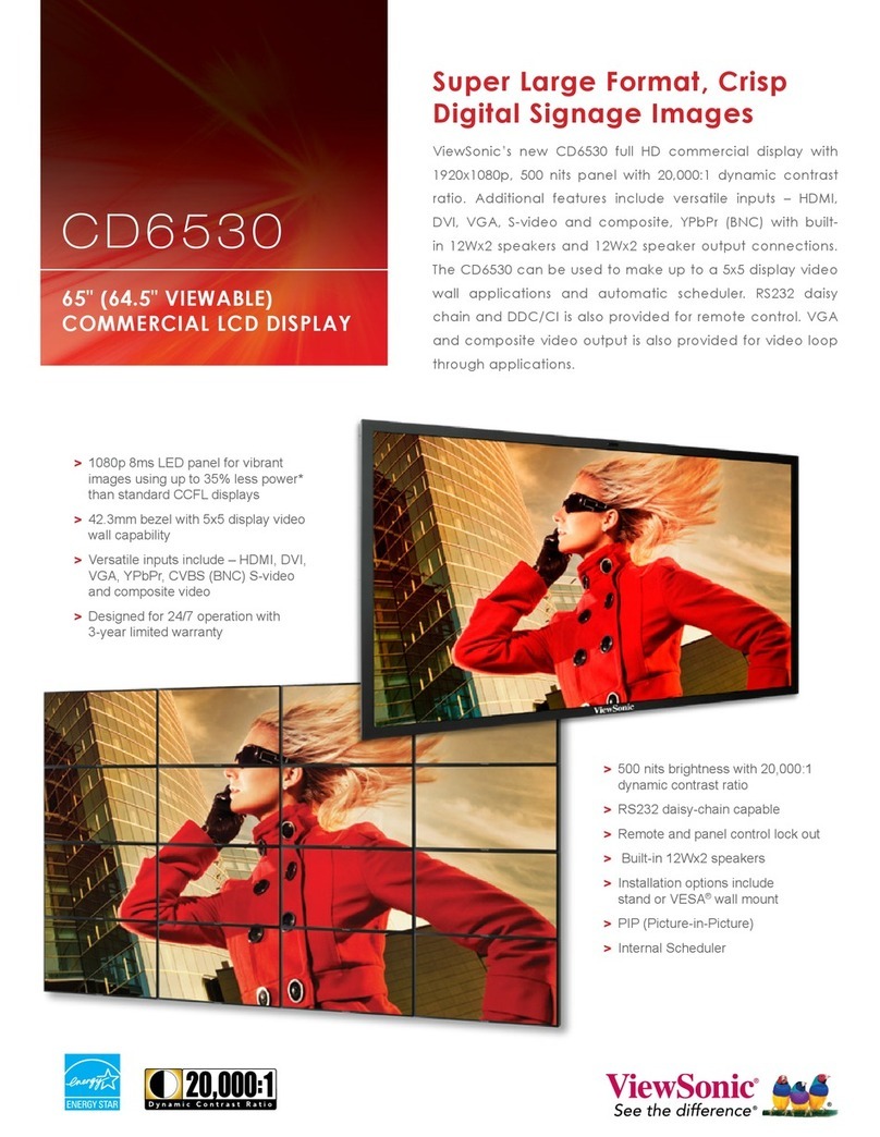 ViewSonic CD6530 User manual