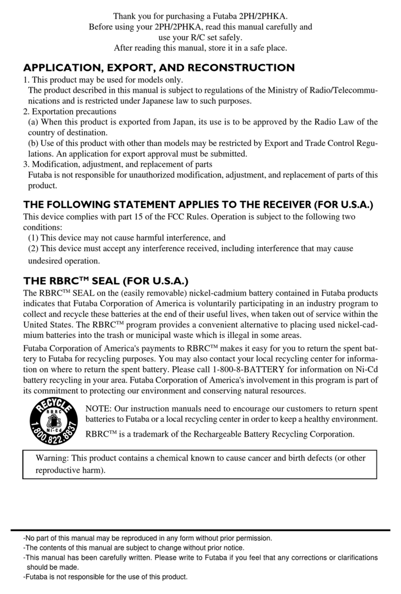 FUTABA 2PH User manual