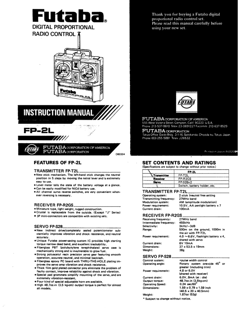 FUTABA Attack FP-R2GS User manual