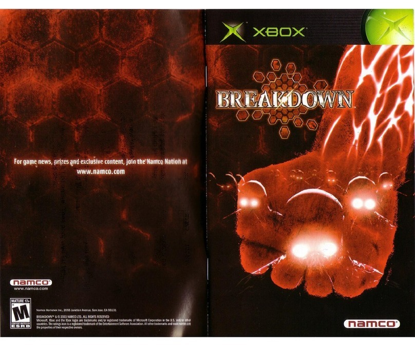 NAMCO BREAKDOWN User manual