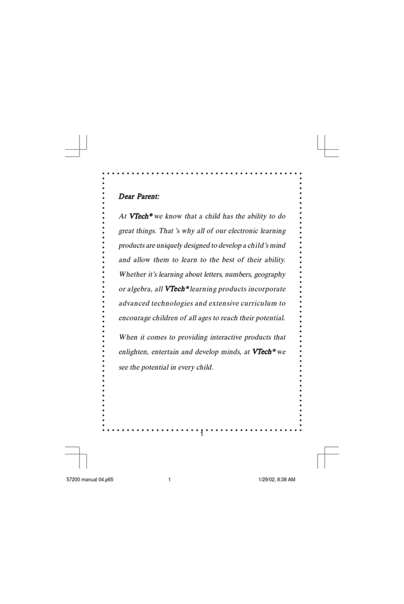 V-tech Alphabet Alien User manual