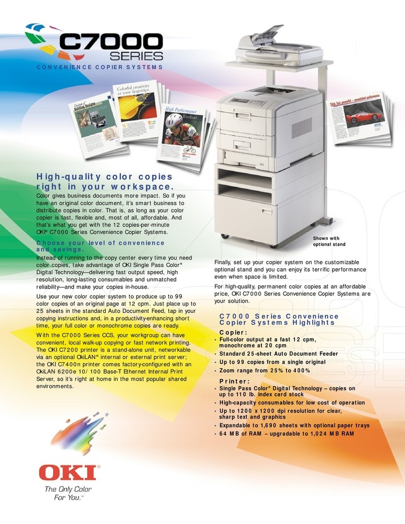 Oki C7000 User manual