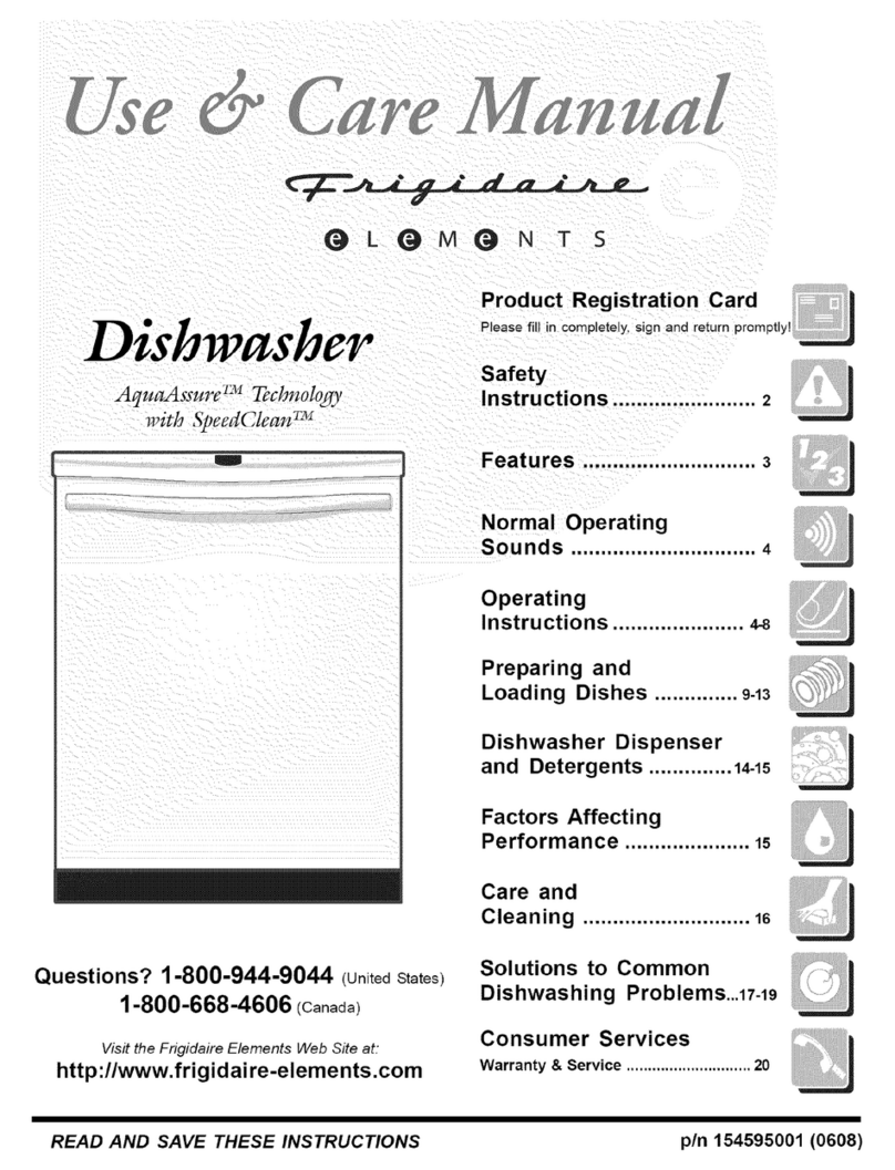 Frigidaire LEDB500FEE0 User manual