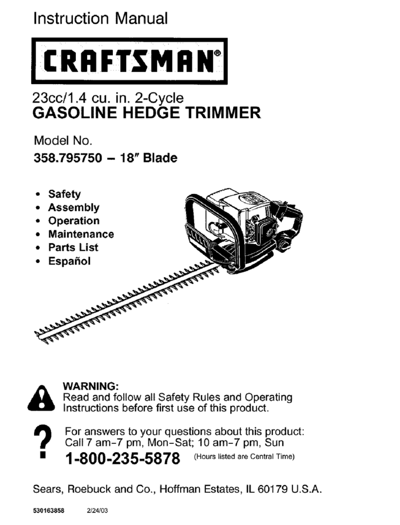 Craftsman 358.795750 User manual