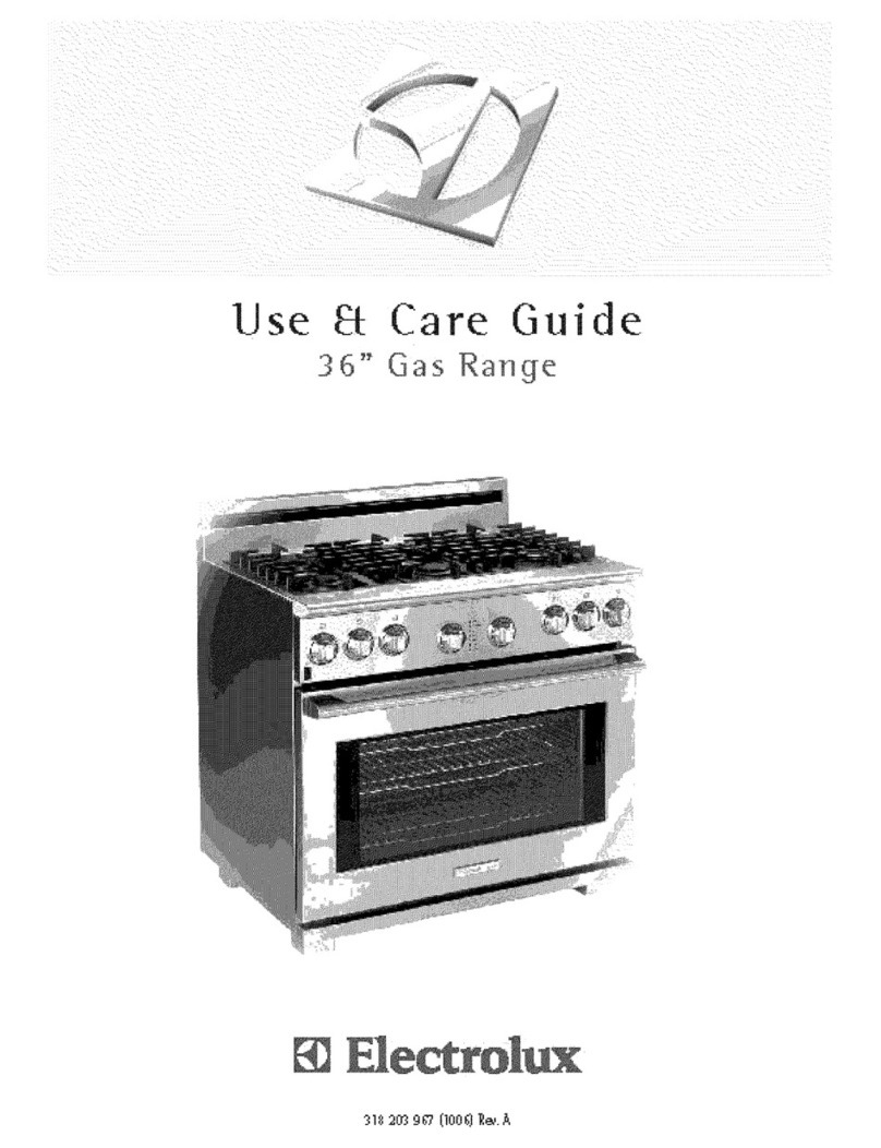 Electrolux E36GF76JPS2 User manual