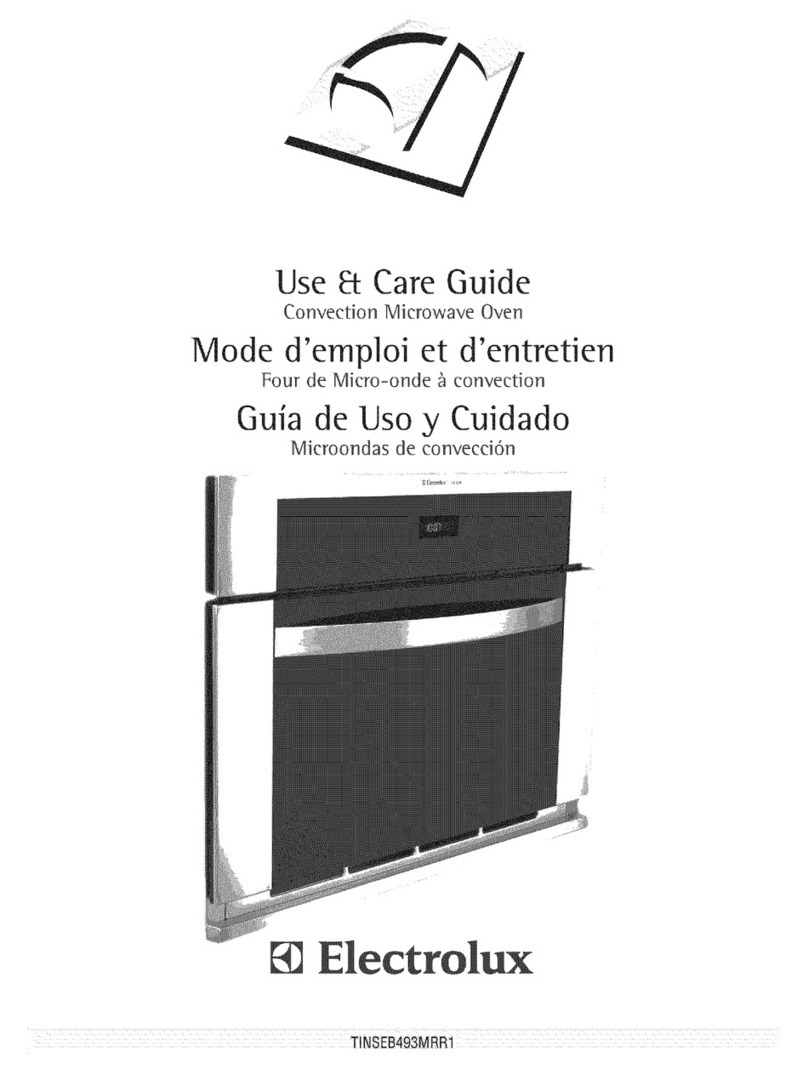 Electrolux E30MO75HSSA User manual