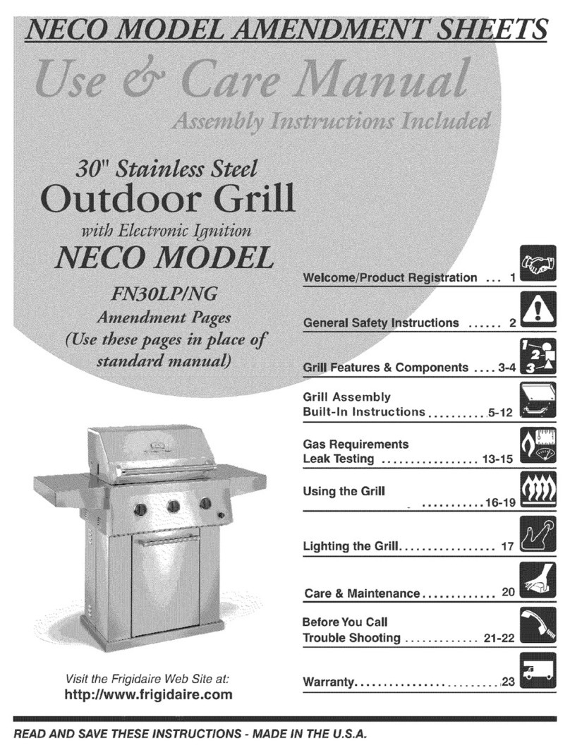 Frigidaire NECO FN30LP User manual Frigidaire NECO FN30LP User manual