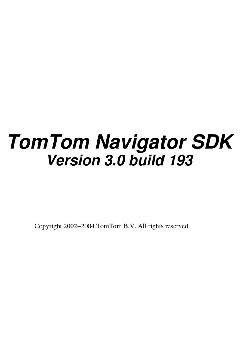 TomTom Navigator SDK and Operating manual