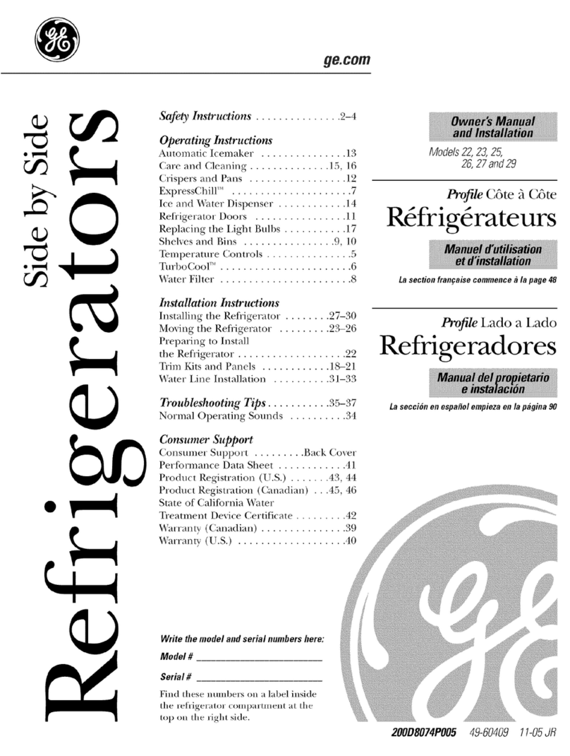 GE DSS25MSSHSS and Safety guide