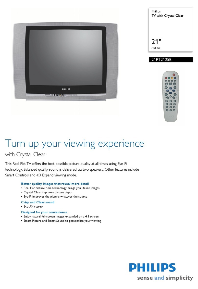 Philips 21PT2125B User manual