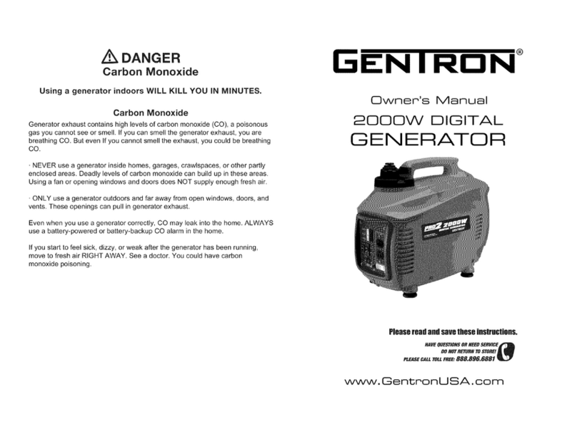GENTRON G2000D User manual