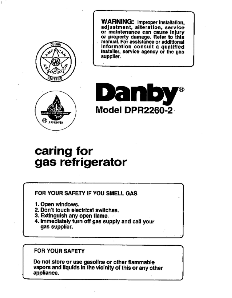 Danby DPR2260-2 User manual