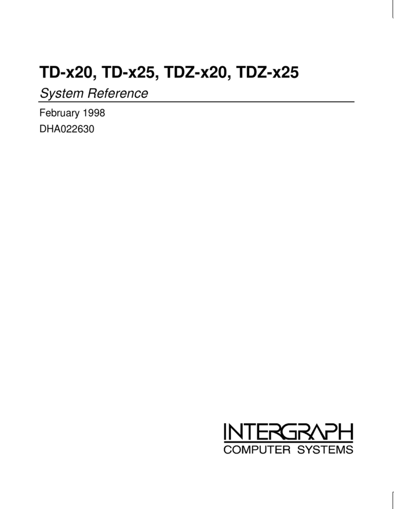 Intergraph TD-x20 Setup User manual
