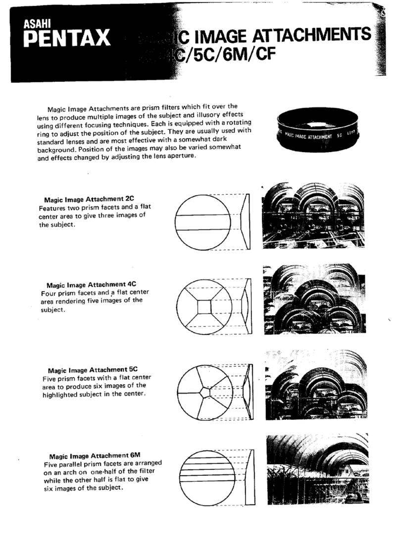 Pentax Magic Image Attachments 2C User manual