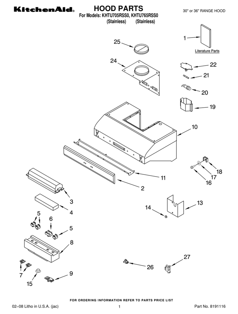 KitchenAid KHTU705RSS0 User manual