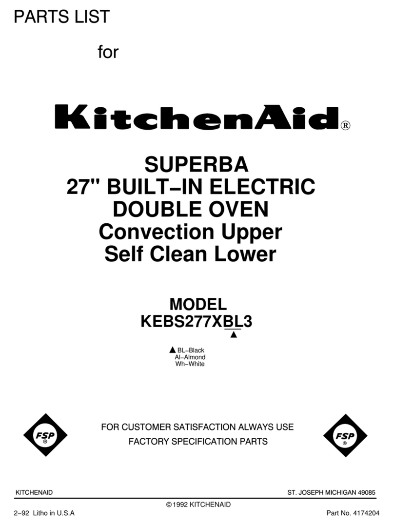 KitchenAid EBS277XBL3 User manual