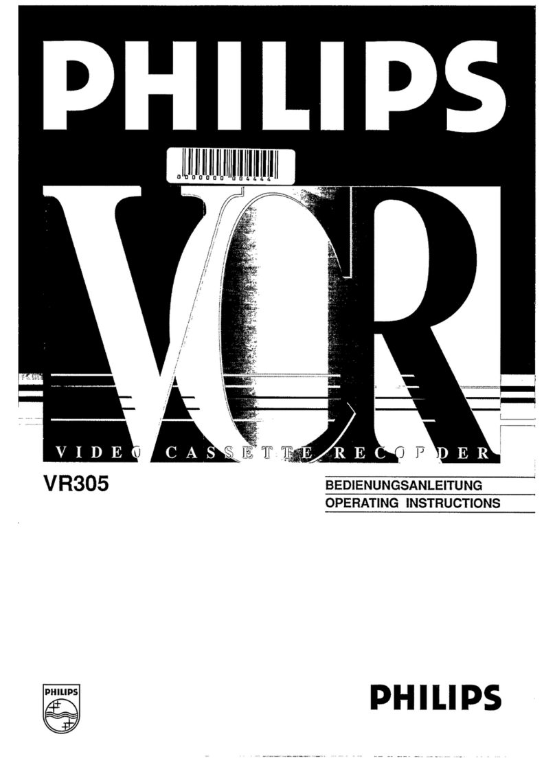 Philips VR305 Quick start guide