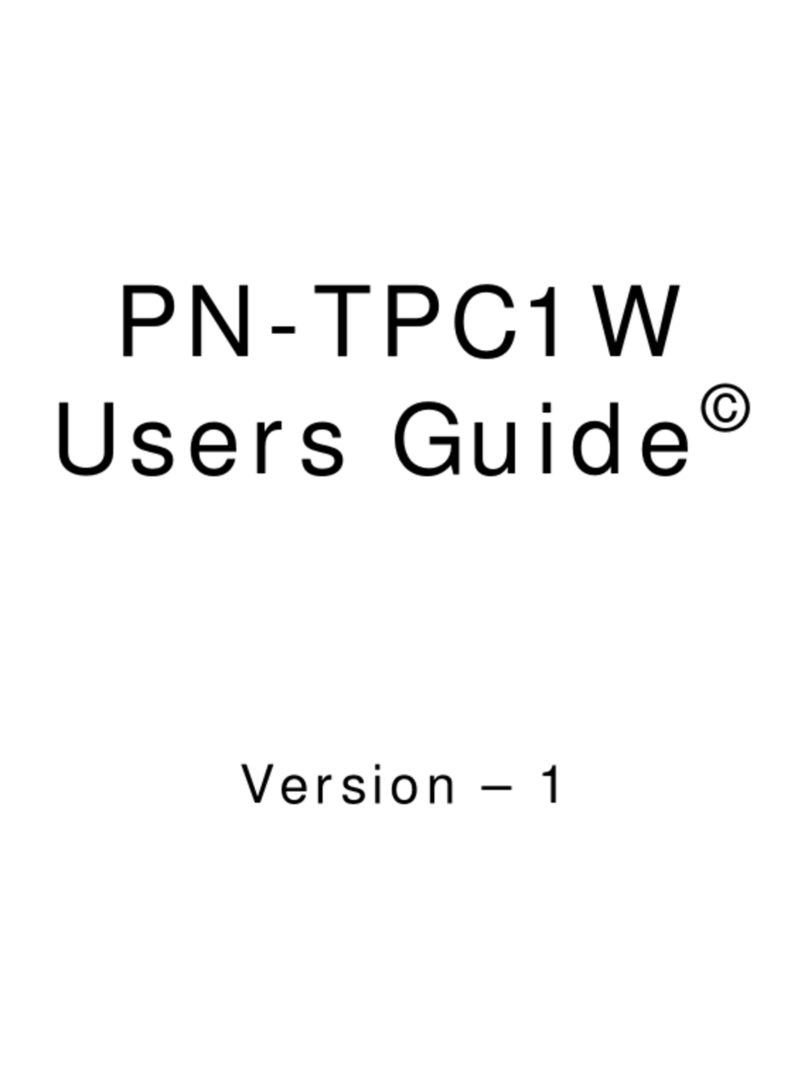 Sharp PN-TPC1W User manual