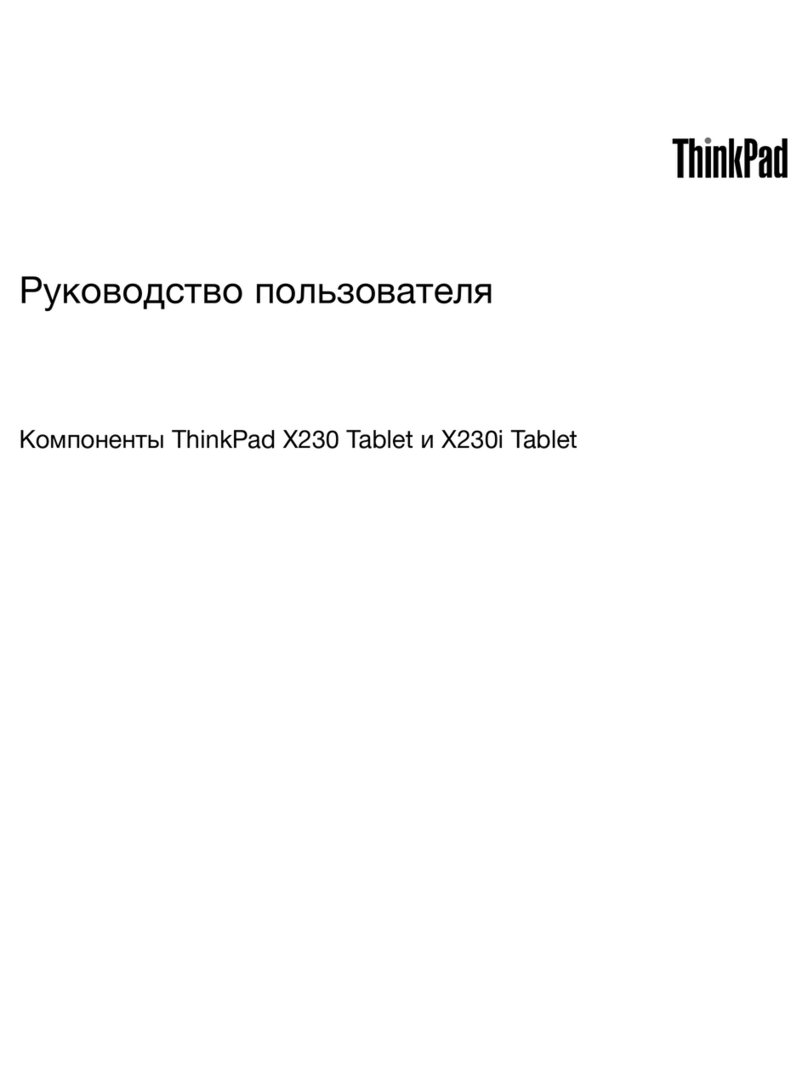 Lenovo ThinkPad X230 Tablet Manual