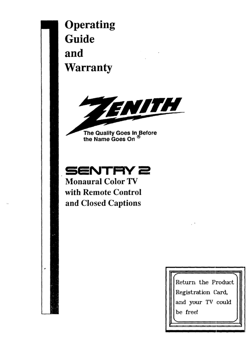 Zenith Sentry 2 Series Operating and maintenance manual