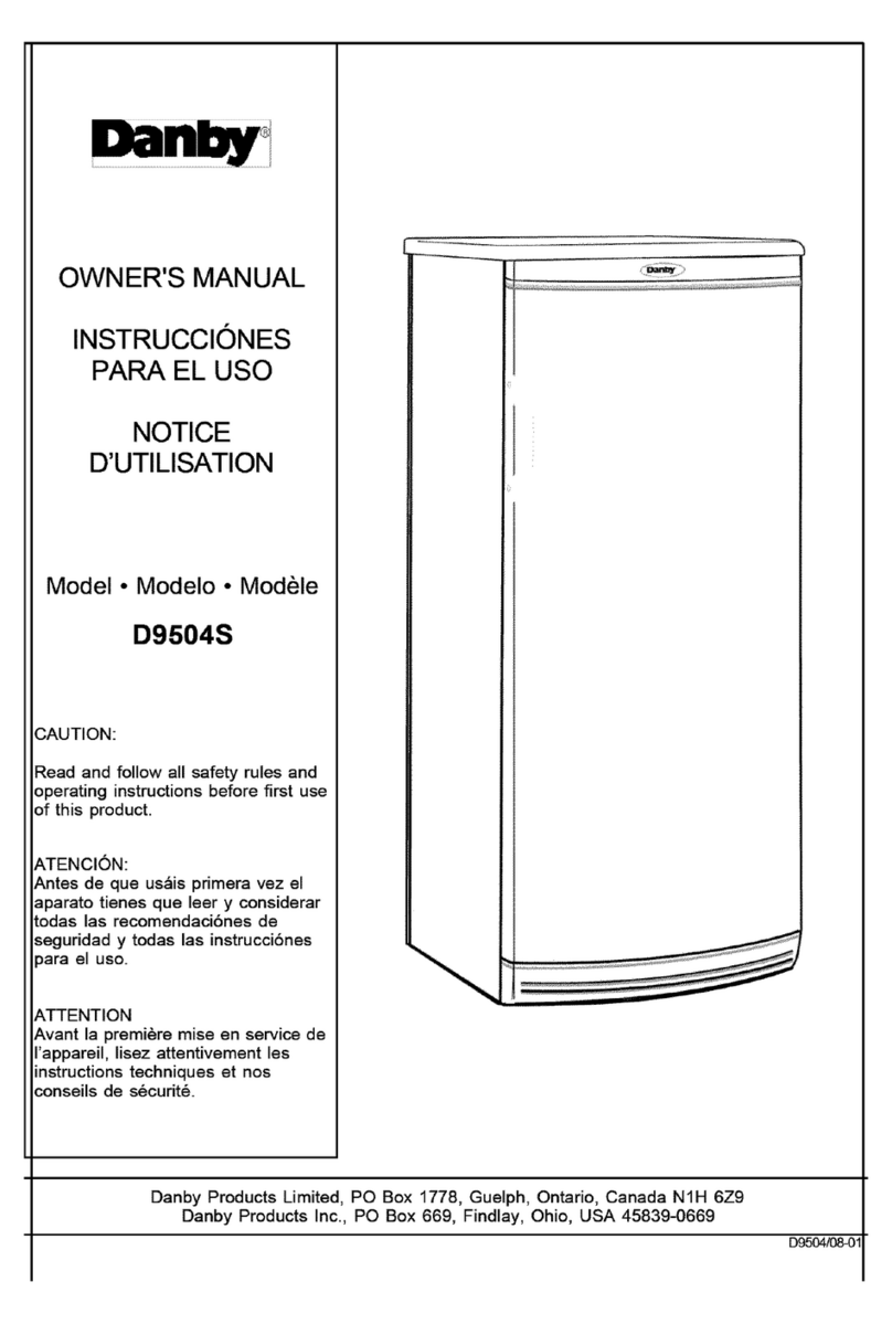 Danby D9504S User manual