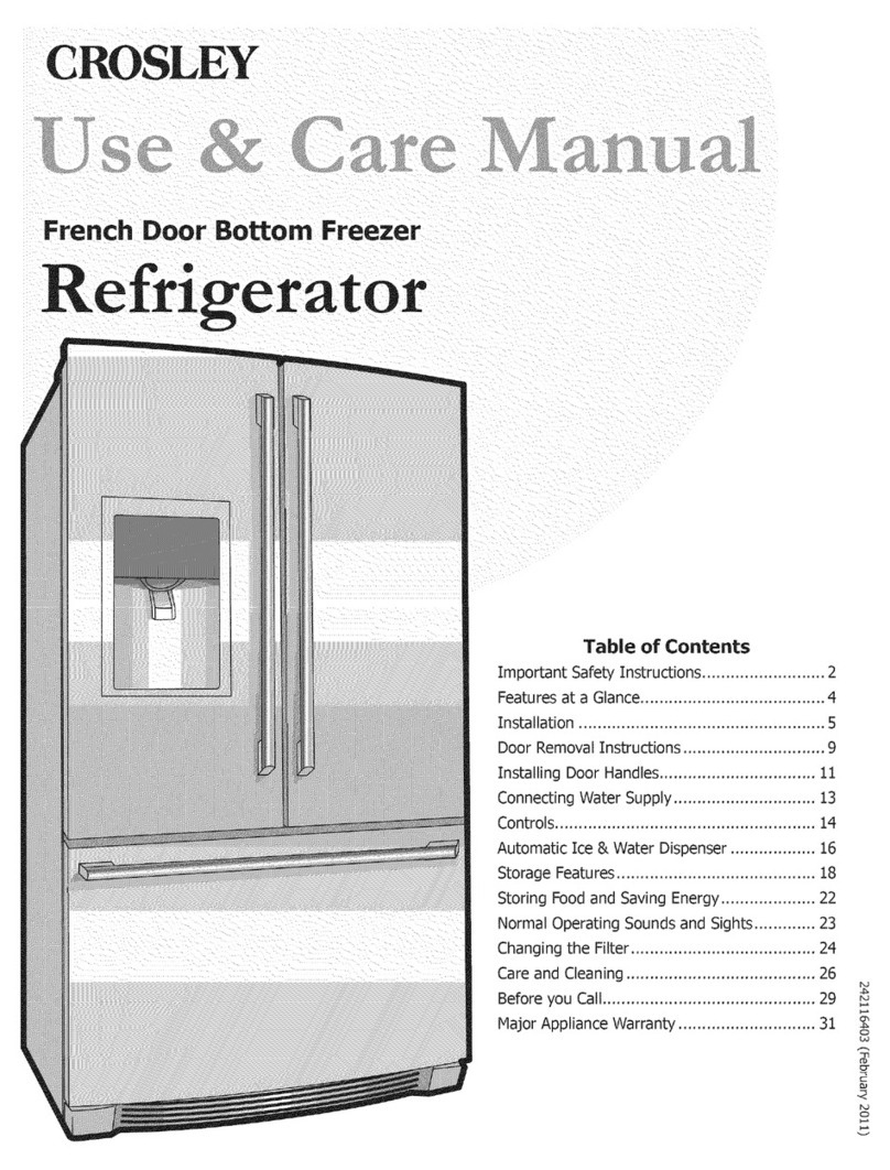 Crosley CFD28WIS3 User manual