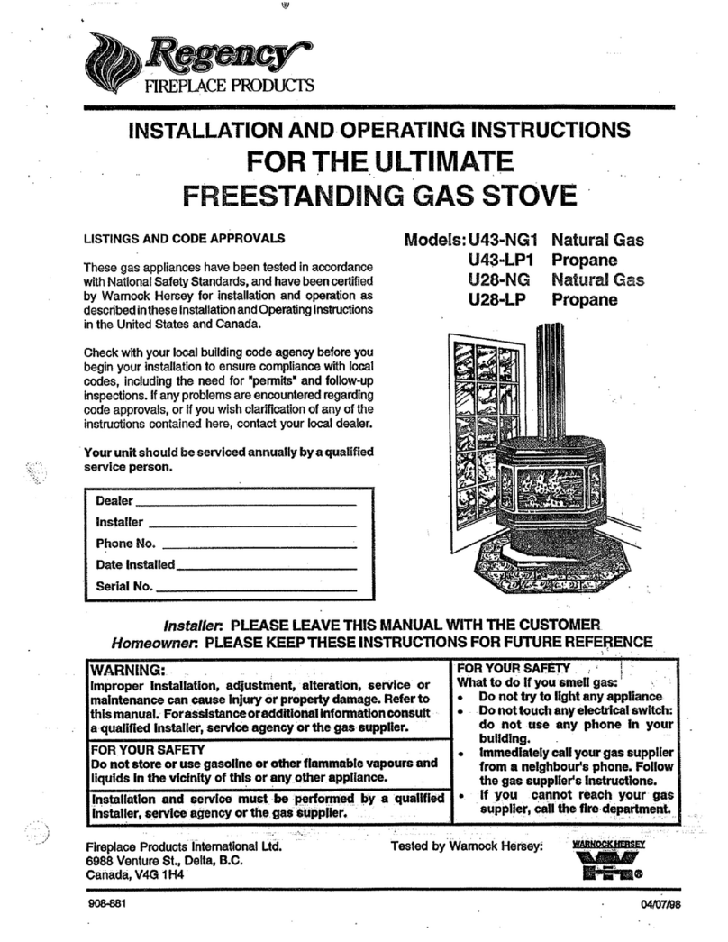 Regency U43-NG1 and User manual