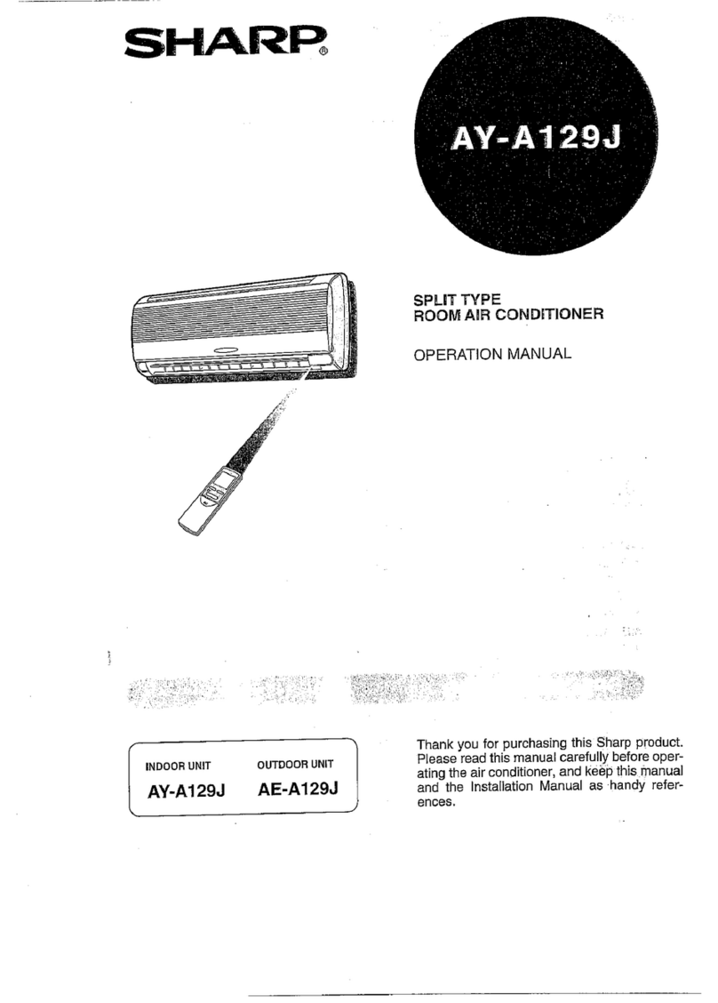 Sharp AY-A129J User manual