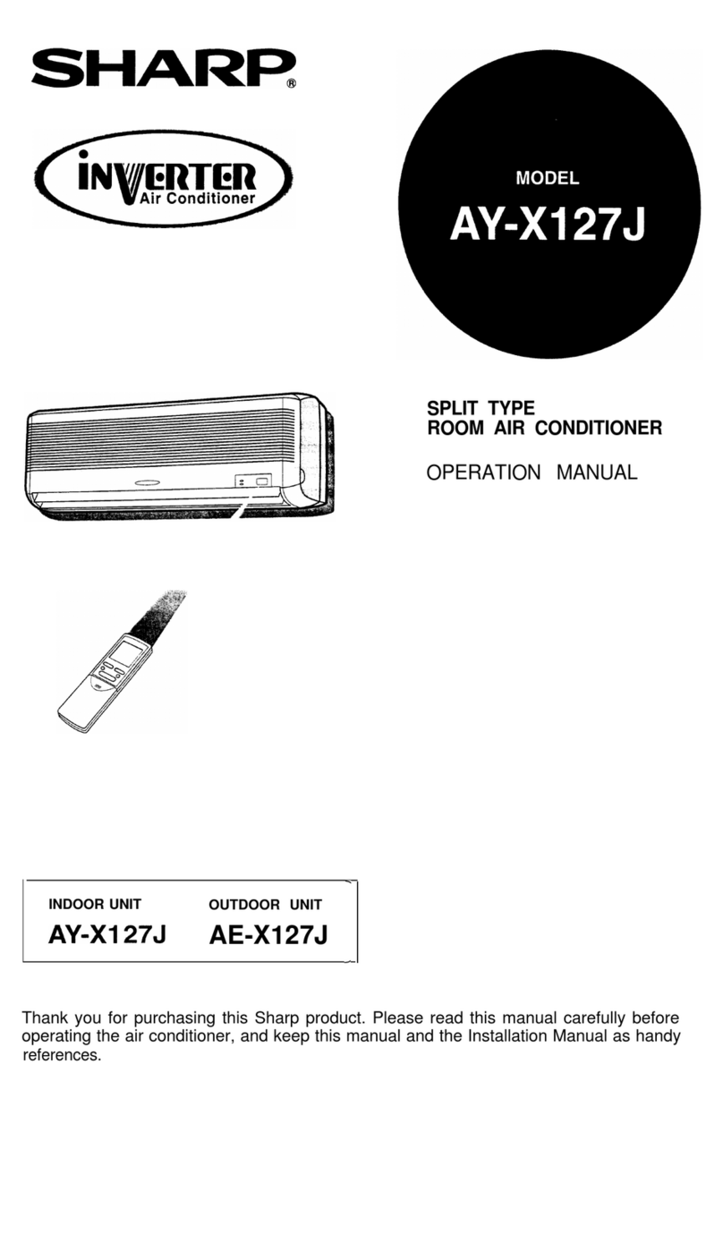 Sharp AE-X127J User manual