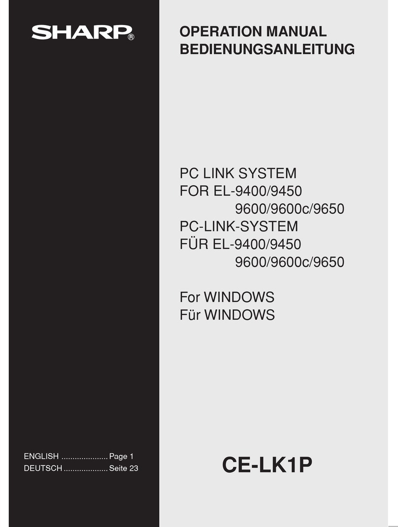 Sharp CE-LK1P User manual