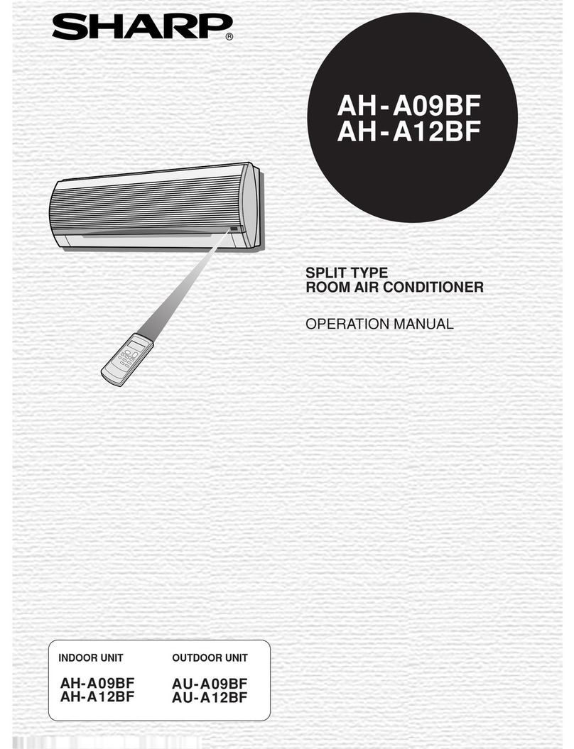 Sharp AH-A09BF User manual